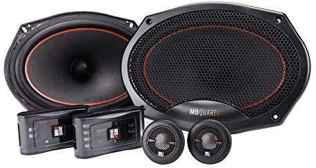 MB Quart RS1-269 Reference 2-Way コンポーネント スピーカーシステム (Black, ペア) ? 6x9 Inch コンポーネント スピーカーシステム, 240W, カーオ