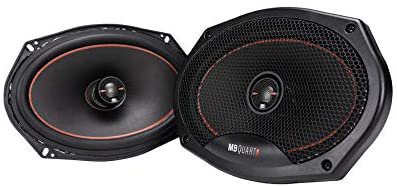 MB Quart RK1-169 Reference カースピーカー (Black ペア) ? 6x9 Inch コアキシャルスピーカー システム 200W 2-Way カーオーディオ