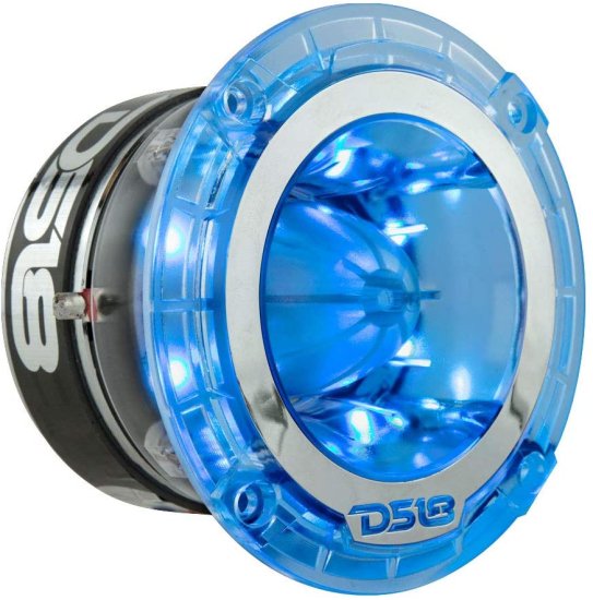 DS18 PRO-TW4L RGB Super ツイーター - 1.75", Polycarbonate Frame and Titanium Diaphragm, 600W Max, 300W RMS, 4 Ohms, Built In クロスオーバー