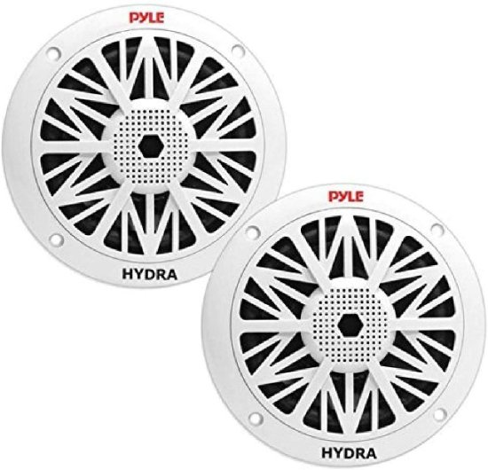 Pyle Sound Wall Mount スピーカー, 200W White & Pyle PLMR692 Floor Standing カースピーカー, Bluetooth White_2