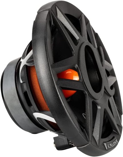Alphasonik 1 ペア of VCA658 VENUM PRO シリーズ 6.5" 1400W Max 350W RMS Mid-Range カーオーディオ スピーカー 8-Ohm Proprietary Grille, Cast Ba_1