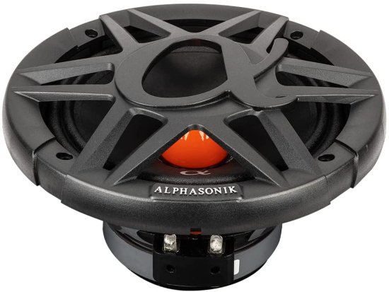 Alphasonik 1 ペア of VCA658 VENUM PRO シリーズ 6.5" 1400W Max 350W RMS Mid-Range カーオーディオ スピーカー 8-Ohm Proprietary Grille, Cast Ba_6