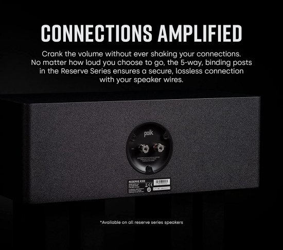 Polk Reserve R900 Height Module スピーカー for 3D, Multidimensional Sound, New 1" Pinnacle Ring ツイーター & 4" Turbine Cone Woofer, Hi-Res_6
