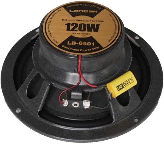 6.5'' Car コアキシャルスピーカー, 2 Way コアキシャルスピーカー 120W Each and 240w of Power per ペア 4 Ohm Car コアキシャル Speakes, 70-20KHZ_4