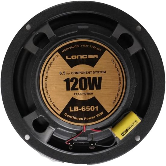 6.5'' Car コアキシャルスピーカー, 2 Way コアキシャルスピーカー 120W Each and 240w of Power per ペア 4 Ohm Car コアキシャル Speakes, 70-20KHZ_5