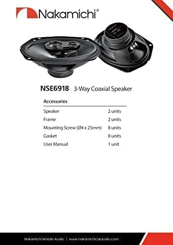 NAKAMICHI NSE6918 NAKAMICHI 6X9 INCHES 3-Way スピーカーの通販はau