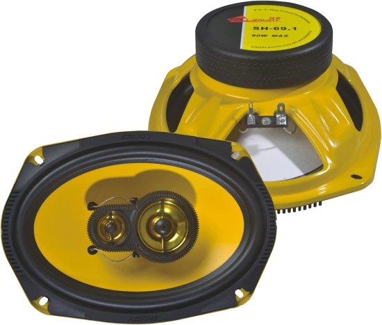 6x9in カースピーカー, 160W 3 Way カースピーカー HiFi Audio Music ステレオ High Degree of Sound Reduction Frequency Response 55Hz-20KHz Sensi_5