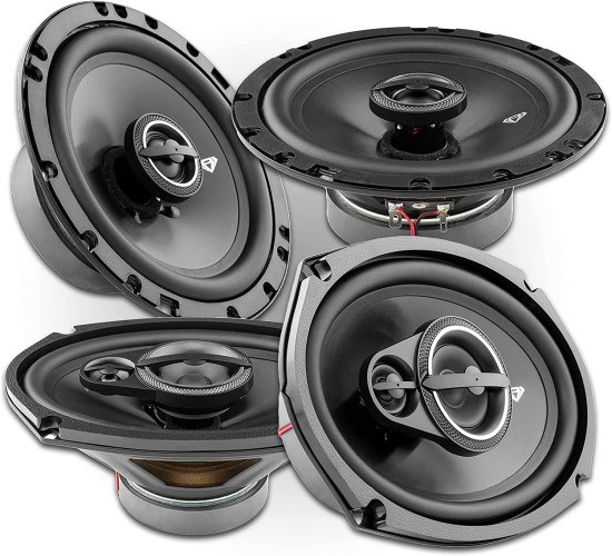 Black Diamond Audio 2X 6x9 270W 4 Ohm コアキシャル + 2X 6.5 120W 4 Ohm コンポーネント Car Door スピーカー パッケージ