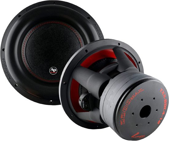 AudioPipe TXX-BDC4-12D 12 Inch 2200W ハイパフォーマンス Powerful Dual 2 Ohm DVC Vehicle カーオーディオ サブウーファー スピーカーシステム B
