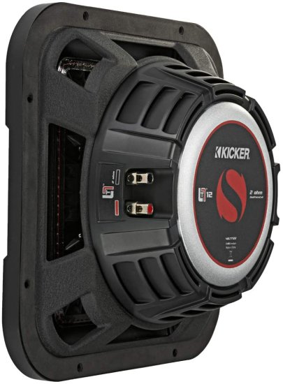 Kicker 46L7T84 カーオーディオ L7T Shallow Mount 8" Sub Square L7 サブウーファー L7T84_4