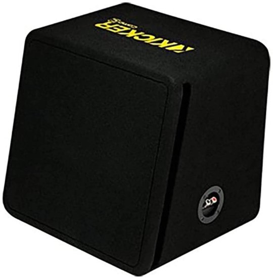 KICKER 44VCWC124 CompC 12 Inch 600W 4 Ohm Compact Vented Loaded Thin Profile カーオーディオ サブウーファー エンクロージャー Box with Ported_3