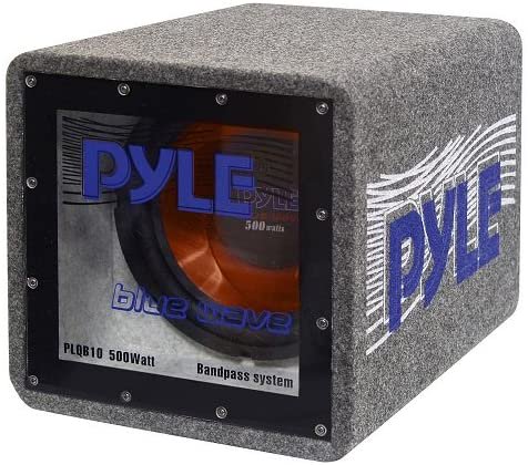 Bandpass エンクロージャー Car サブウーファー スピーカー - 500W High Power カーオーディオ Sound コンポーネント スピーカーシステム w/ 10-inch