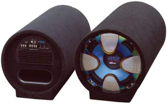8-Inch Carpeted サブウーファー Tube スピーカー - 250W High Powered カーオーディオ Sound コンポーネント スピーカー エンクロージャー システム 27,193円