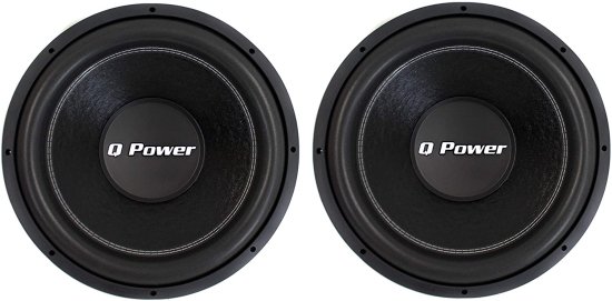 (2) NEW! Q-POWER QPF12 12" 3400W Deluxe シリーズ DVC カーオーディオ サブウーファー Subsの通販はカーナビ・カーオーディオ