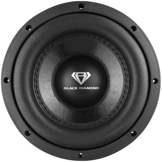 Black Diamond DIA-8S 8 Car サブウーファー 4 Ohm シングル Voice
