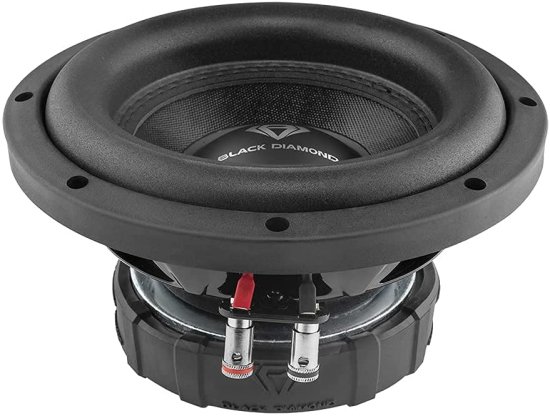 Black Diamond DIA-8S 8" Car サブウーファー 4 Ohm シングル Voice Coil 400W Max (1 スピーカー)_6