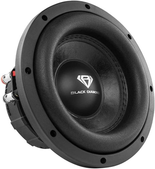 Black Diamond DIA-8D4 Car サブウーファー 8" 400W Max Power, 200W RMS, Dual 4 Ohms, DVC (1 スピーカー)