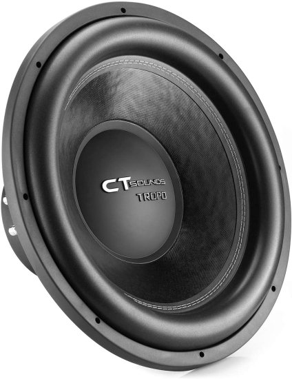 CT Sounds TROPO-18-D4 18 Inch Car サブウーファー Dual 4 Ohm 1300W Max