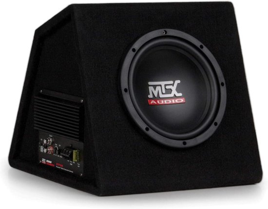 MTX AUDIO RTP8A 8" 120W Car Loaded サブウーファー エンクロージャー Amplified Box Vented