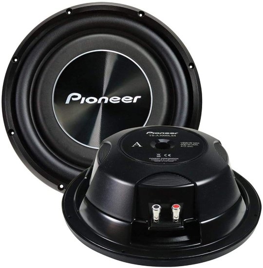 PIONEER TS-A3000LS4 12" Shallow-Mount サブウーファー with 1,500W Max. Powerの通販は 30,225円