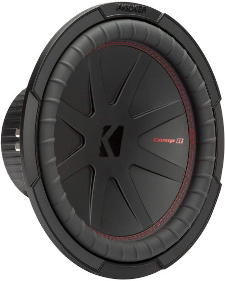 KICKER CompR 12"(30cm) サブウーファー, DVC, 2-ohm, RoHS Compliantの通販は