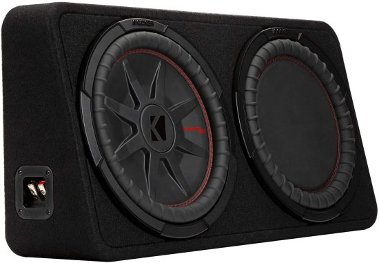 KICKER CompRT 12"(30cm) サブウーファー in Thin Profile encl, 2ohm, RoHS Compliant