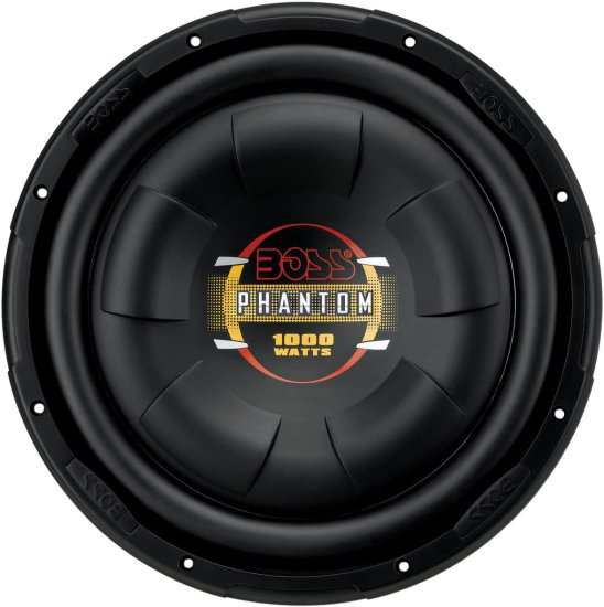 BOSS Audio システム D12F 1000W, 12 Inch , シングル 4 Ohm Voice Coil, Shallow Mount Car サブウーファーの通販は