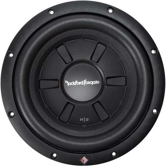 Rockford Fosgate R2 Ultra Shallow 10-Inch 4 Ohm DVC サブウーファー