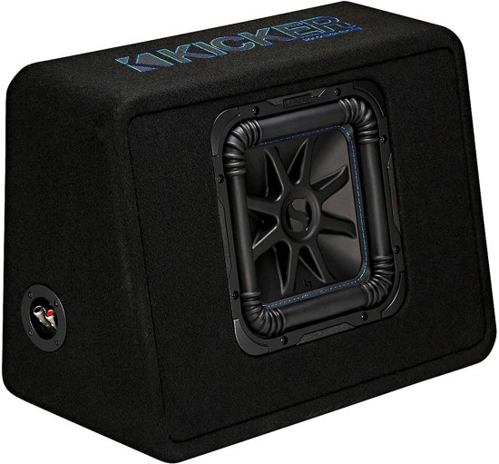 Kicker 10" 1200W シングル Loaded Solo-Baric L7S サブウーファー エンクロージャー | 44TL7S102