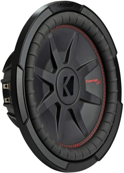 KICKER CompRT 12"(30cm) サブウーファー, DVC, 2-ohm, RoHS Compliant