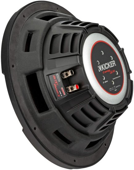 KICKER CompRT 12"(30cm) サブウーファー, DVC, 2-ohm, RoHS Compliant_4