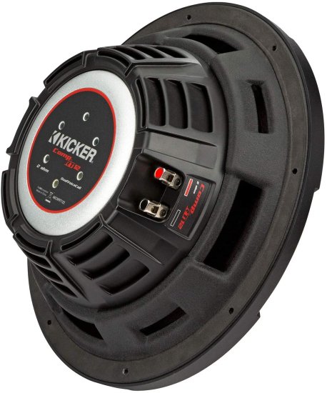 KICKER CompRT 12"(30cm) サブウーファー, DVC, 2-ohm, RoHS Compliant_6