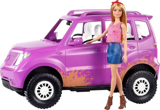 Barbie - バービー 人形 車 服など Amazon.co.jp: バービー(Barbie) バービーとおでかけ! ピンクの