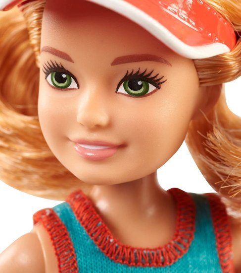 Barbie ジュースと子犬を添えたバービーステイシードールプレイセット_1
