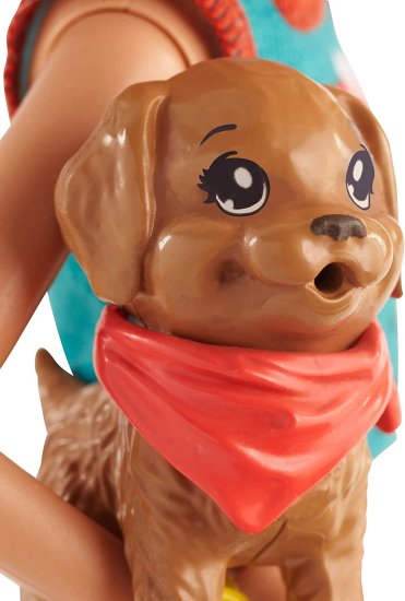 Barbie ジュースと子犬を添えたバービーステイシードールプレイセット_2