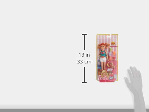 Barbie ジュースと子犬を添えたバービーステイシードールプレイセット_6