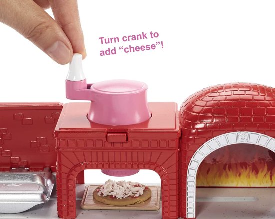Barbie バービーピザシェフ人形とプレイセット_4