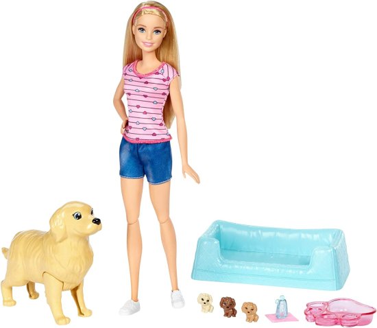 Barbie バービー新生児の人形＆ペット