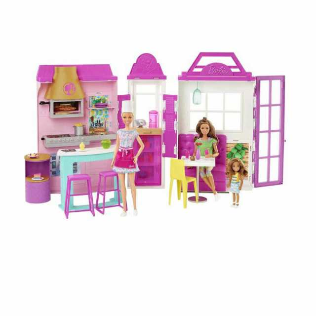 バービー(Barbie) グリル・レストラン 着せ替え人形・ハウス ハウス