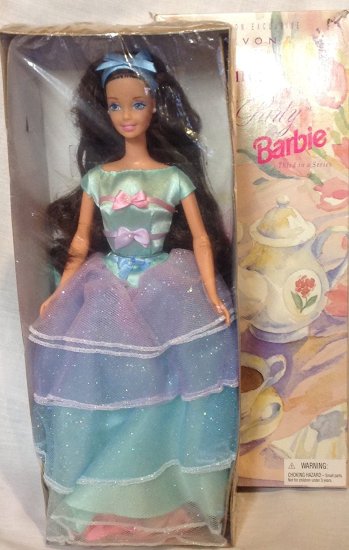 Barbie マテルスペシャルエディションスプリングティーパーティーバービー、ブルネット