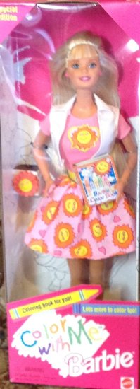 Barbie Mattel 1997 Color with Me バービーの通販は