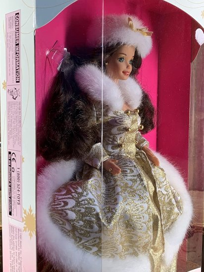 Barbie 1995ウィンターファンタジーバービーブルネット - サムズクラブ専用_2