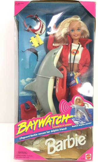 Barbie Baywatch バービー Doll with Dolphin＆Accessories 1994_1