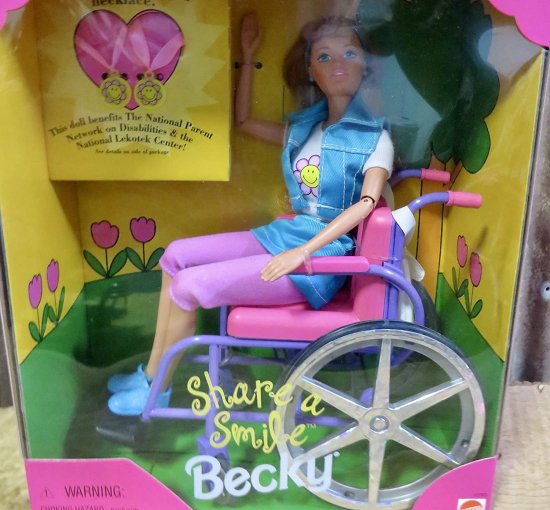 Barbie バービー・ベッキーは笑顔を共有する特別版人形（1996）_1