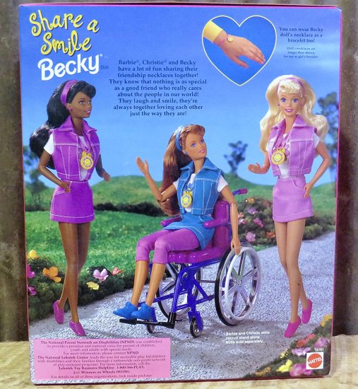 Barbie バービー・ベッキーは笑顔を共有する特別版人形（1996）_4