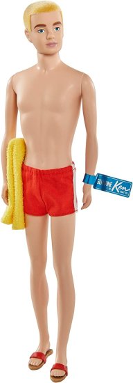 Barbie バービーシグネチャーケン60周年記念ビンテージ人形の再現（12インチ）シルクストーンボディとリストタグを備えた大人のコレクター用_1