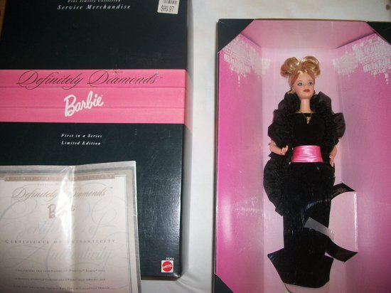 Barbie バービーは間違いなくダイヤモンドサービス商品ファインジュエリーコレクションファーストシリーズ限定版1998