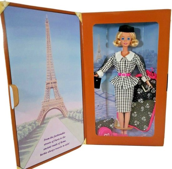 Barbie あなたのためのシリーズWゴールデンチャームブレスレットで、国際旅行バービー人形スペシャルエディション2位！ （1995）
