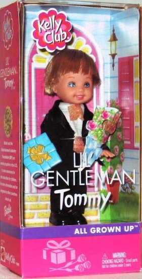 Barbie バービー Kelly Lil '紳士Tommy Doll（花groom） - すべて大人シリーズ（2002）