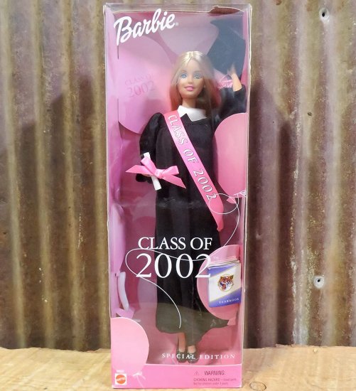 Barbie 2002年のバービークラススペシャルエディションドールWブラックグレードガウン（2001）